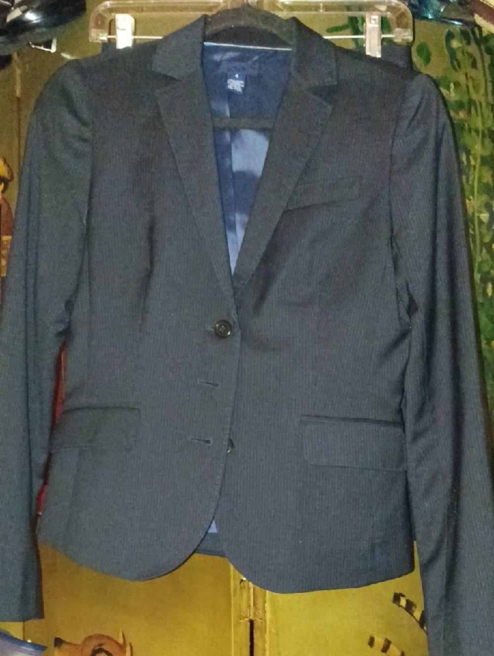 Vintag J Crew Pinstripe Blazer and Skirt Suit  Classic Tailored Jacket and Skirt